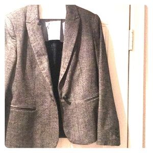 Zara Herringbone Blazer - Large